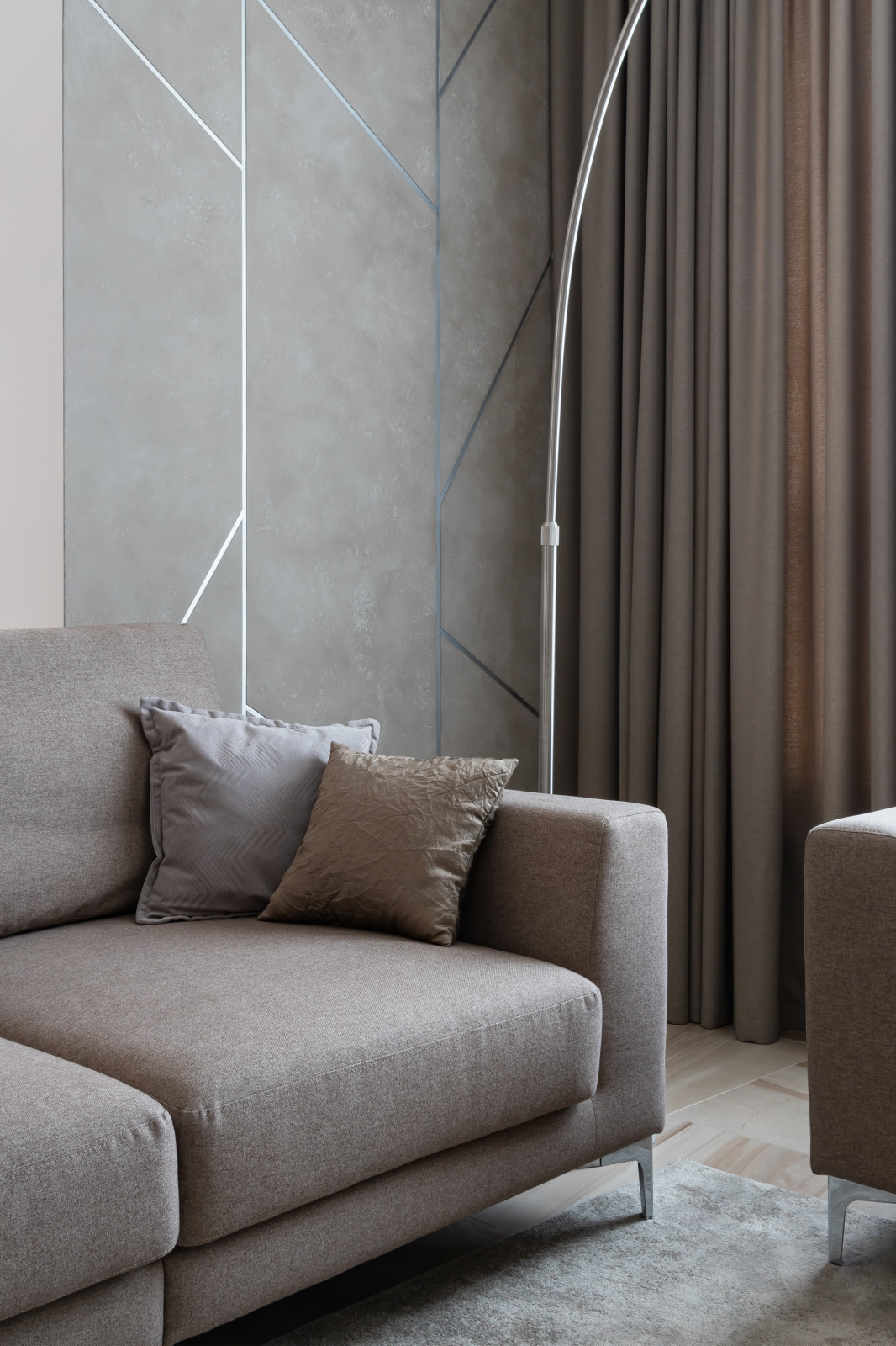 Реализованная квартира в ЖК Макаровский. Кухня-гостиная