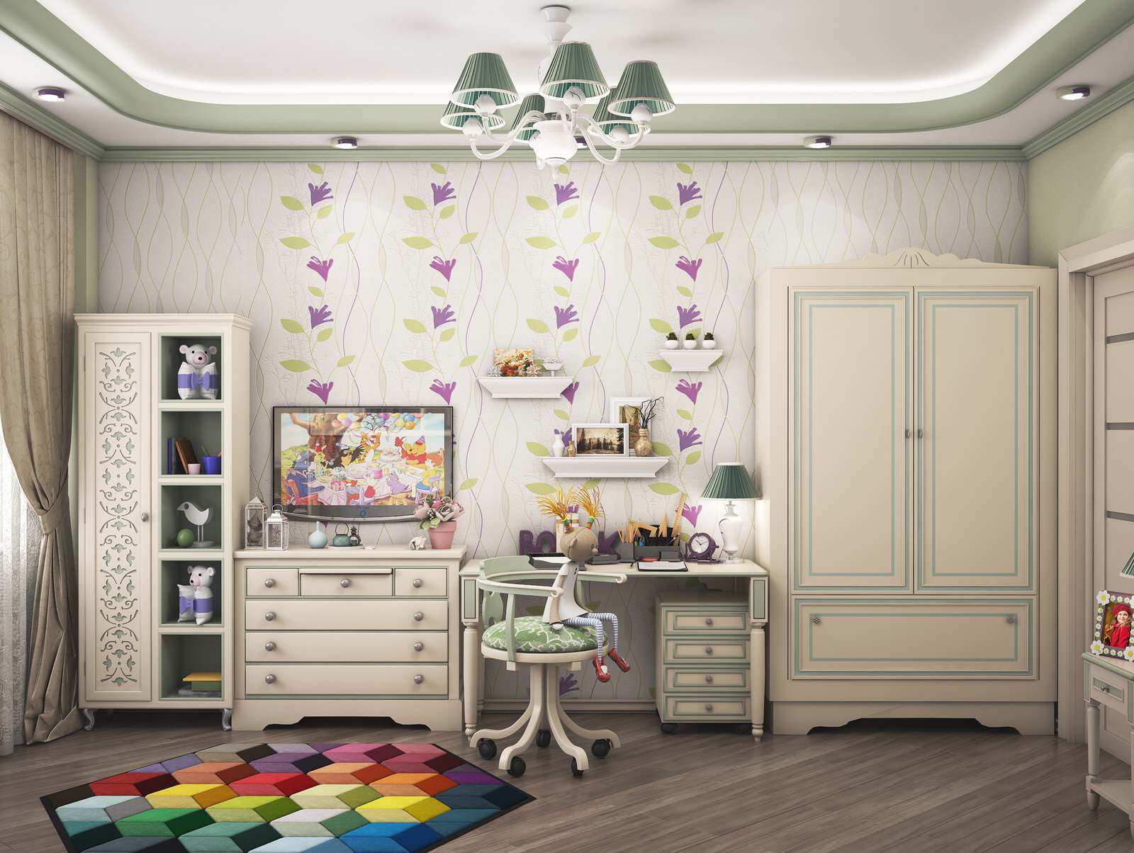 3-х комнатная квартира в ЖК Мичуринский, 107 кв.м.