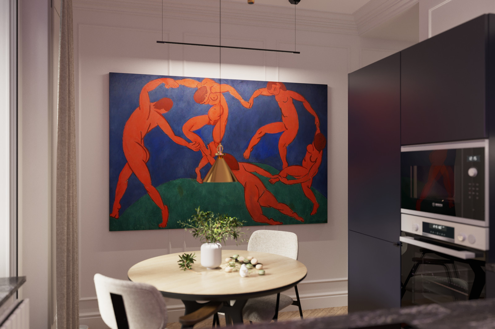 Проект интерьера квартиры "DANSE"