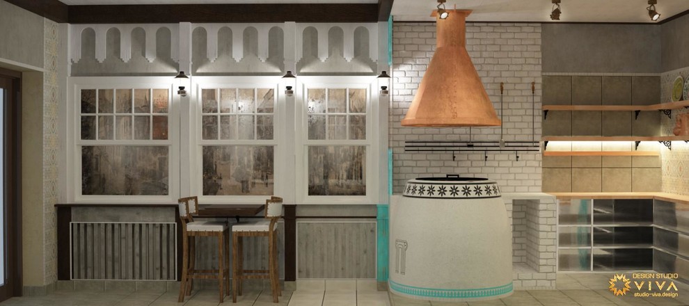 Обложка проекта: Дизайн-проект интерьера грузинской булочной "Пурмарили" в Санкт-Петербурге