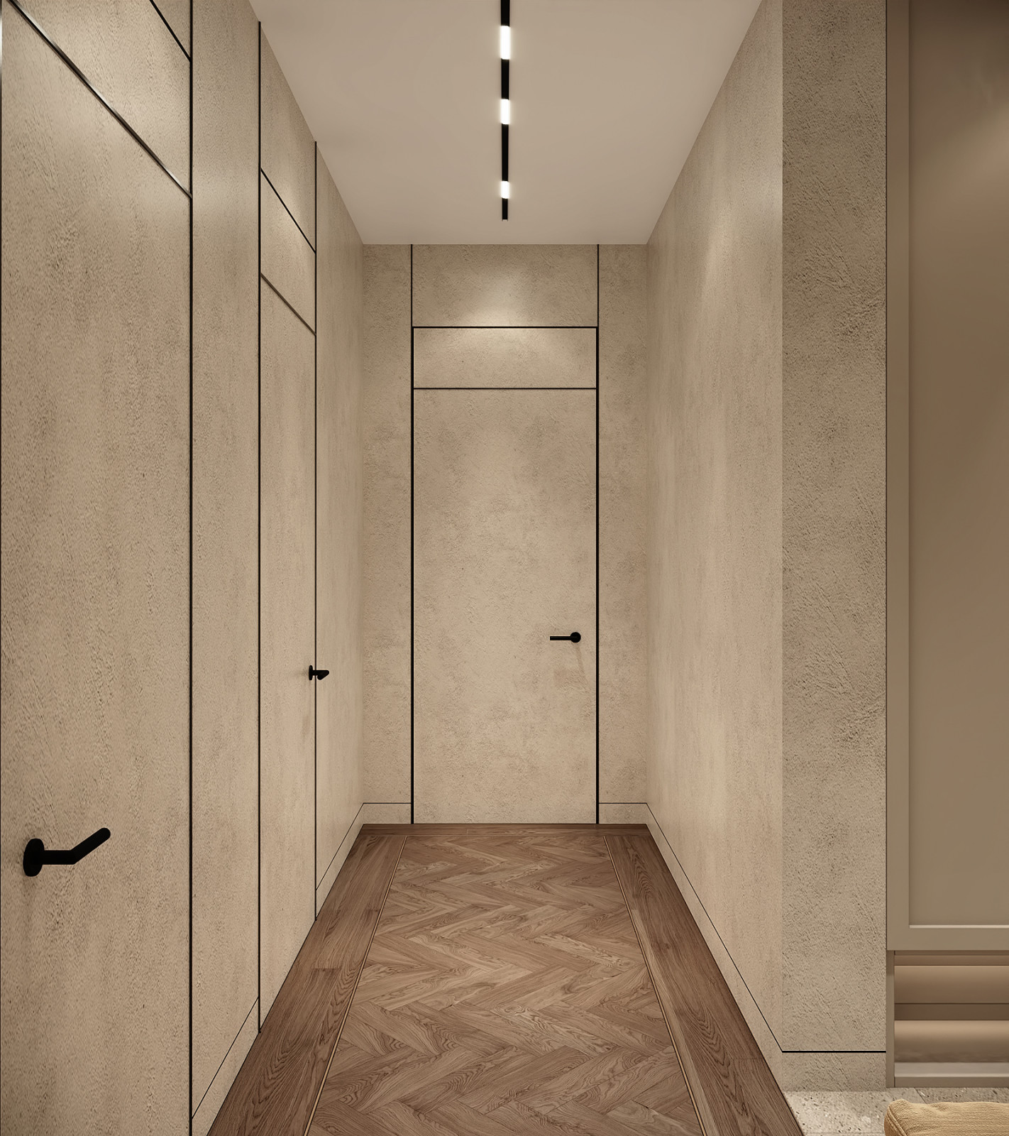 ЖК "Огни". Квартира для большой семьи. Прихожая.