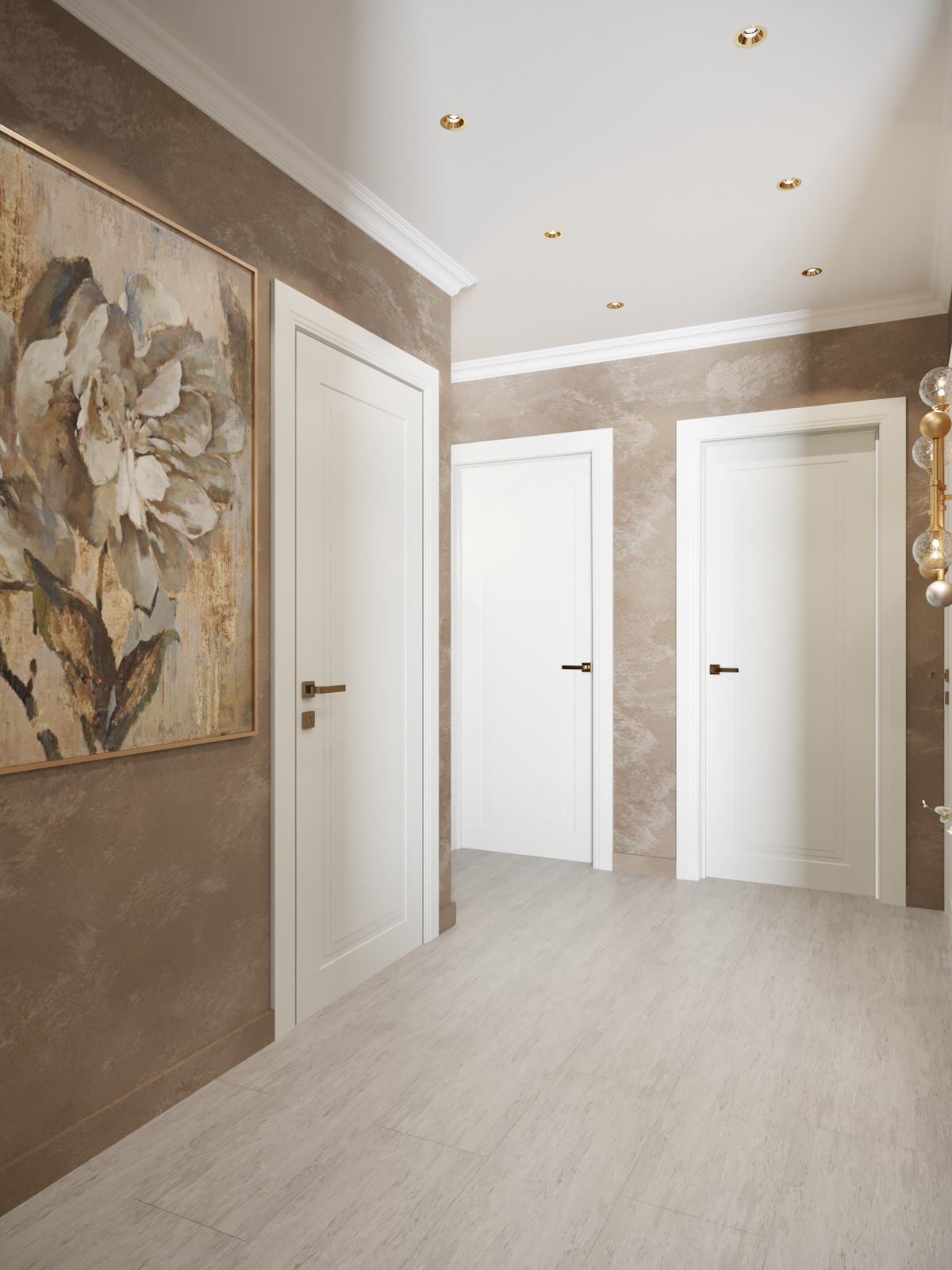 4-к квартира 105 м² в бардовых цветах