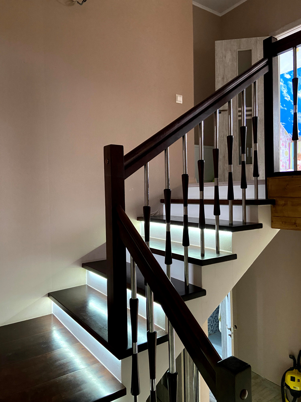 Обшивка бетонной лестницы