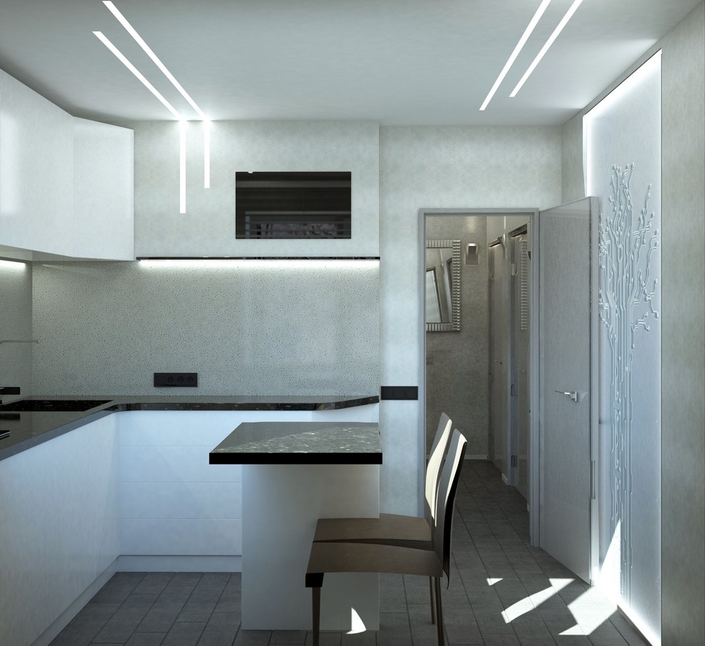 Одухотворенный хай-тек - квартира для молодого человека