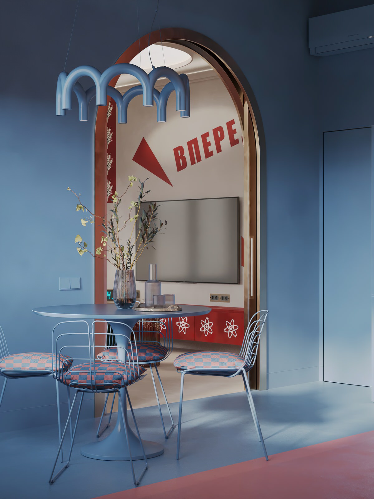 HÉ 210 // ЖК Серебряный фонтан, Москва, 91 м²