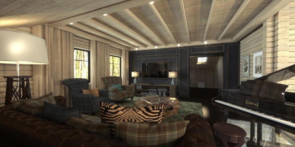 Деревянный дом 500 кв.м.