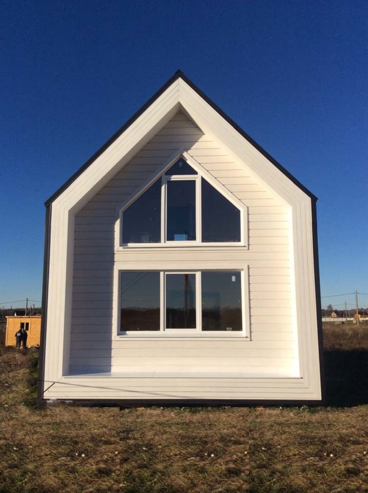 Обложка проекта: Каркасный дом Гостилицы