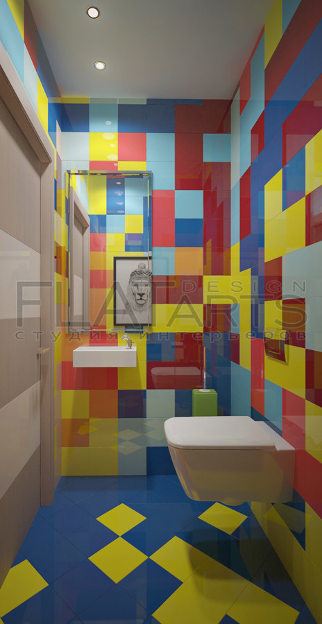 Дизайн 3-ной квартиры в современном, с элементами эко-стиля