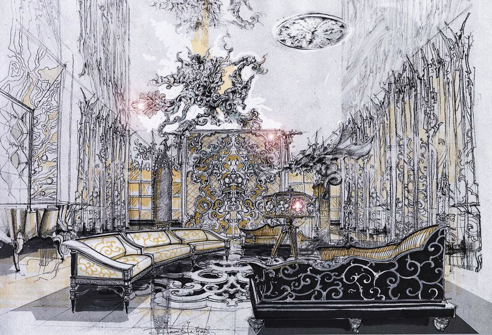 Эскизы - дизайн интерьера