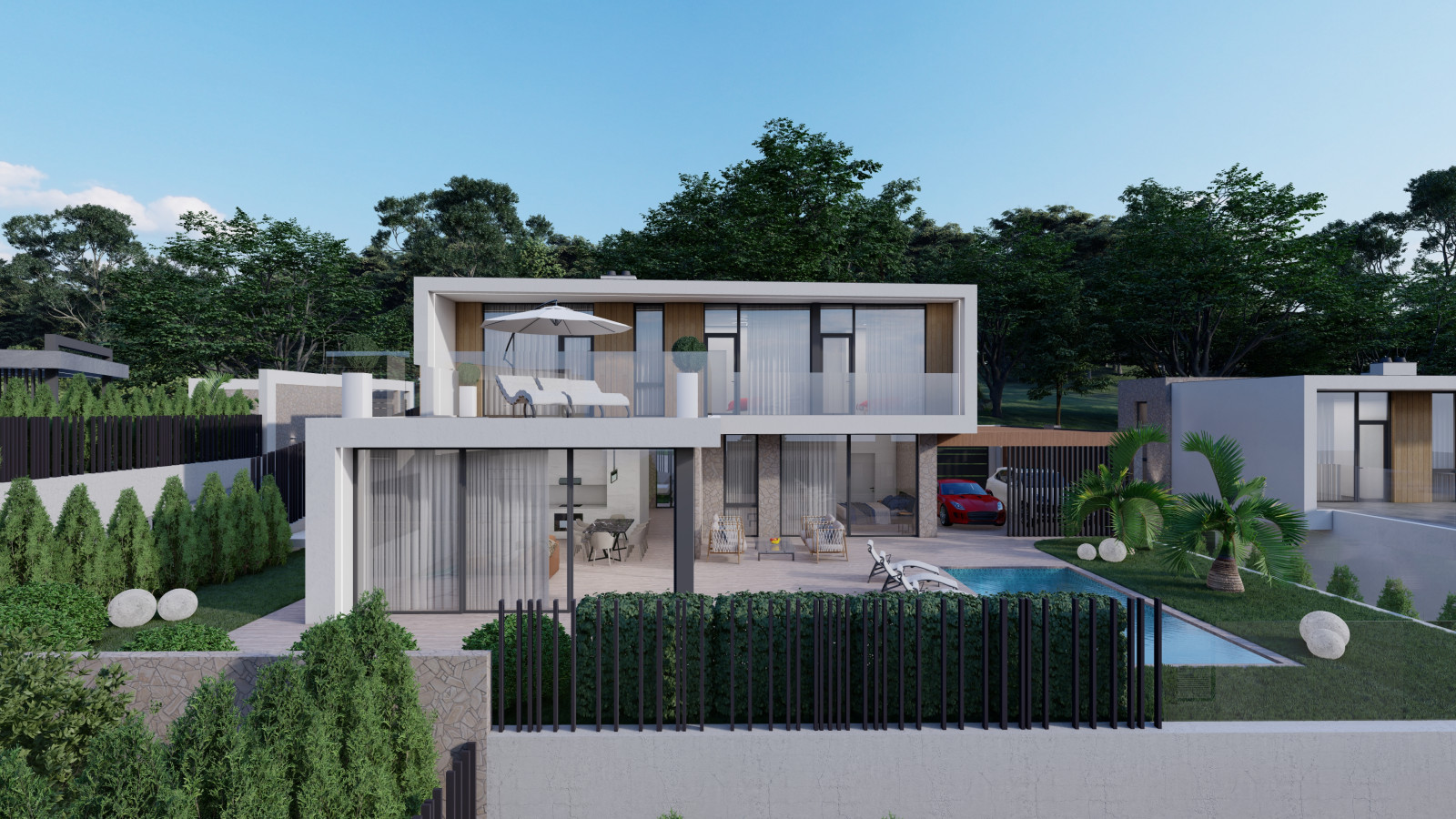 Жилой квартал частных домов, район Ручей Видный