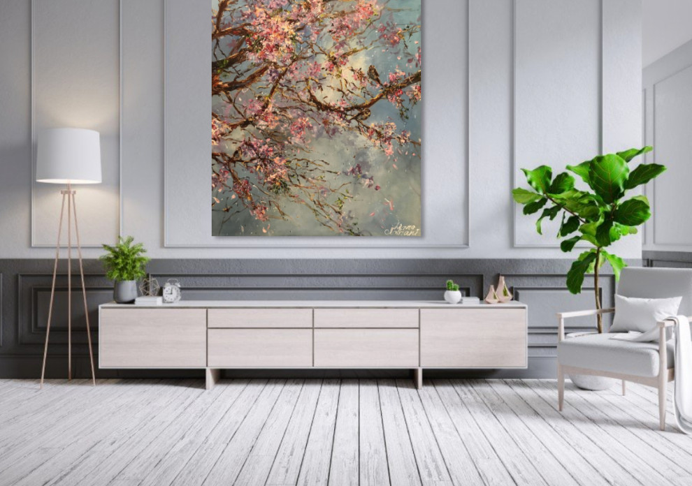 Гостиная - Дизайн интерьера - Картины художницы Дианы Маливани (3)