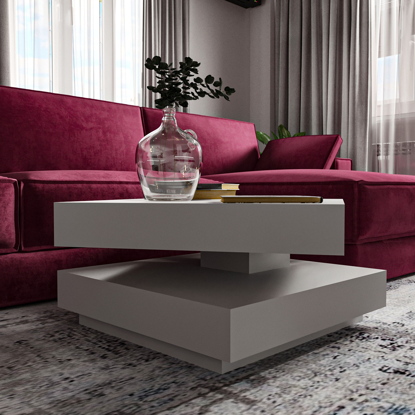 Минималистичная квартира с перетекающими гармоничными пространствами.