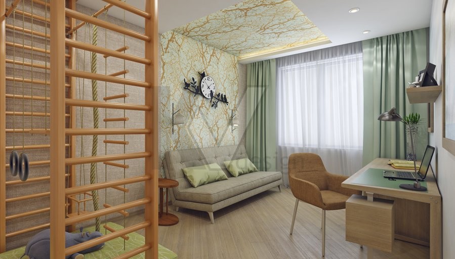 Дизайн четырехкомнатной квартиры, м. Киевская