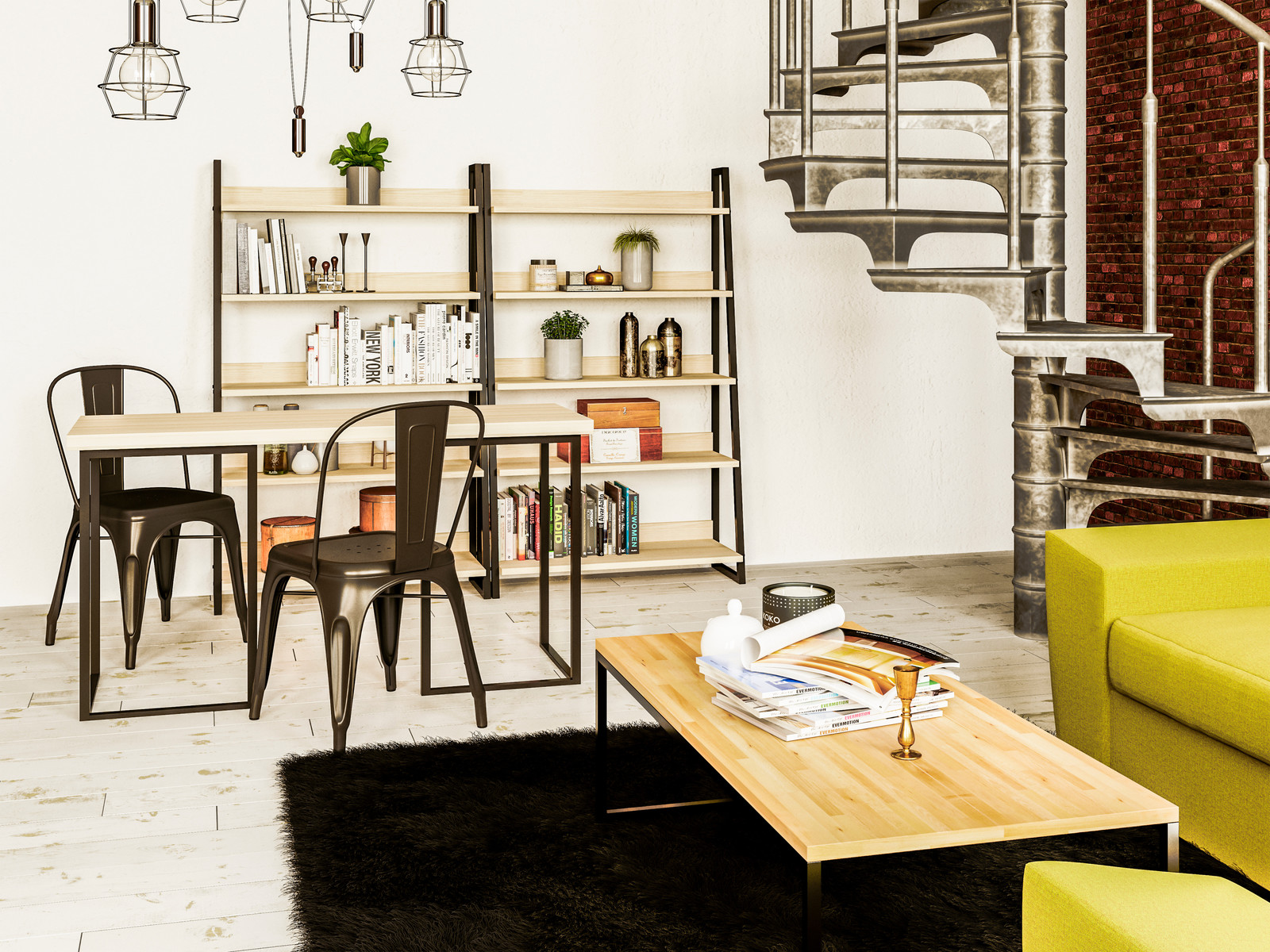 Визуализация Гостиная Gusto ОГОГО Обстановочка