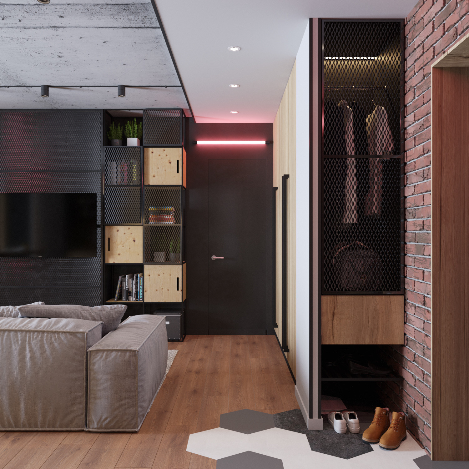 Лофт для молодой семьи