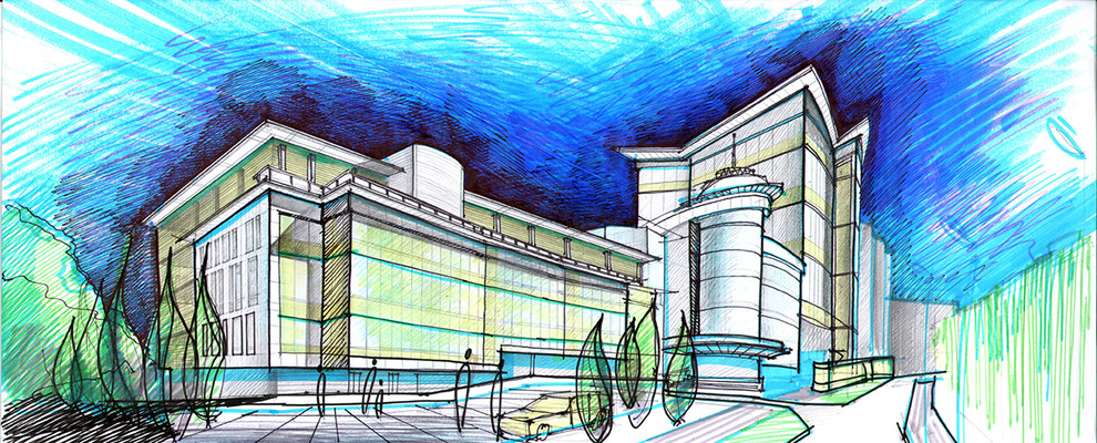 Комплекс административных зданий г. Екатеринбург ул. Радищева 55