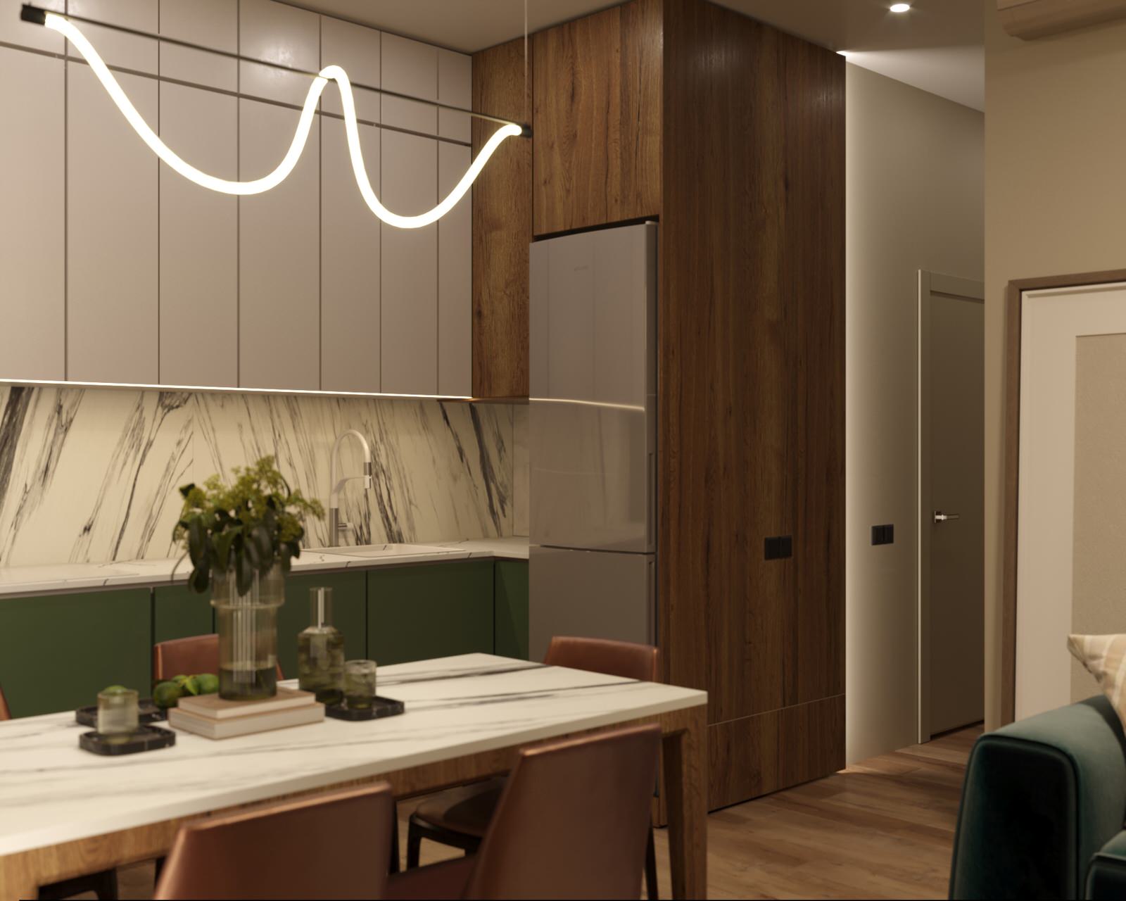 Кухня гостинная в Москве