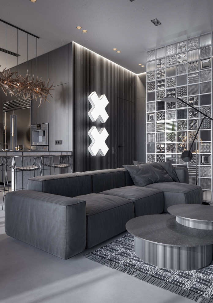 Современные апартаменты для холостяка