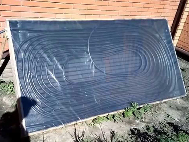 Своими руками: Солнечный коллектор для дачи