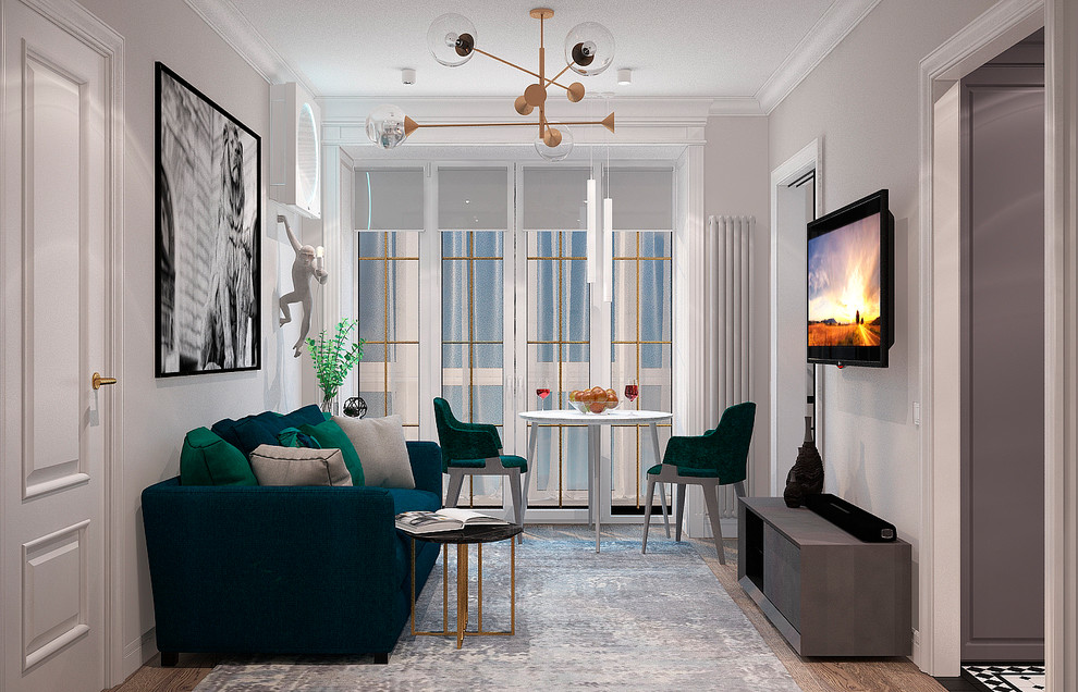 Двухкомнатная квартира 42.4кв.м.