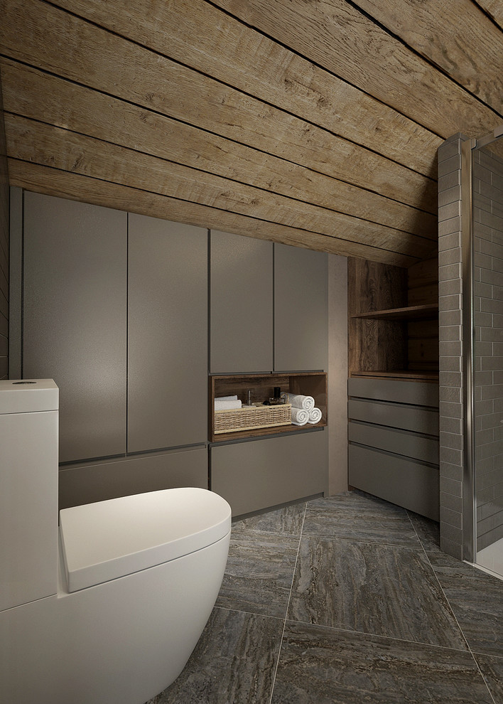 Интерьер дома из бруса