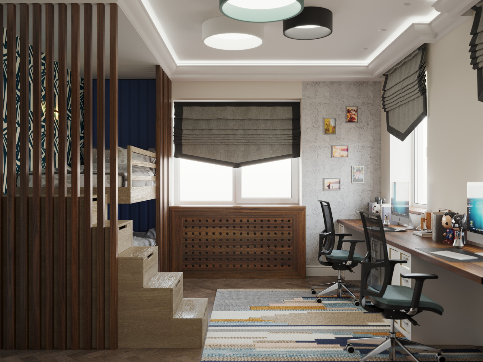 Интерьер загородного дома 280 кв.м КП Вешки