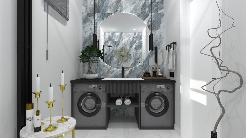 ДОМ В РОСЛАВЛЕ В СИНИХ ОТТЕНКАХ