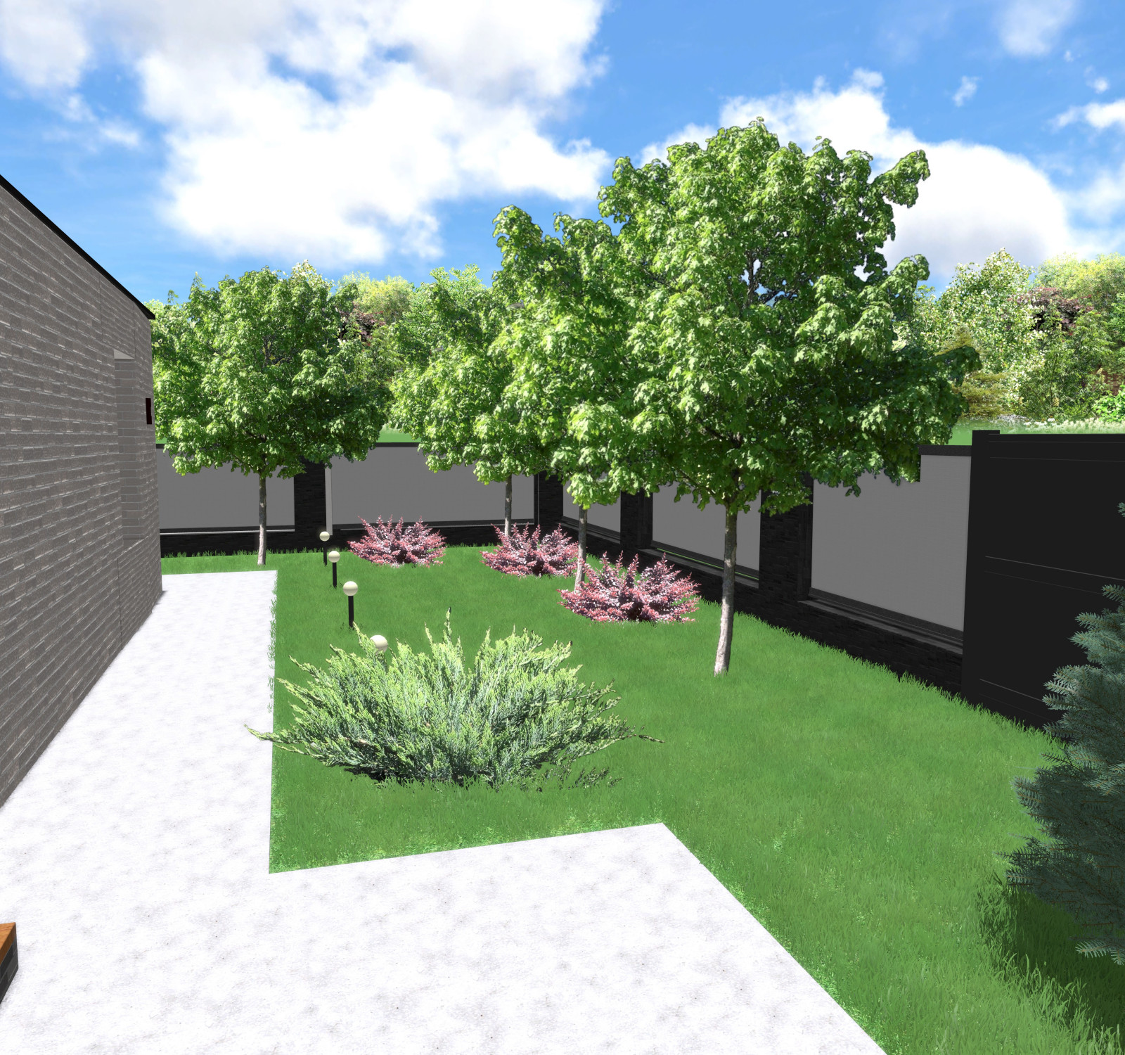 Обложка проекта: Проект участка с вертикальной планировкой. Подпорные стенки и перепады высот.