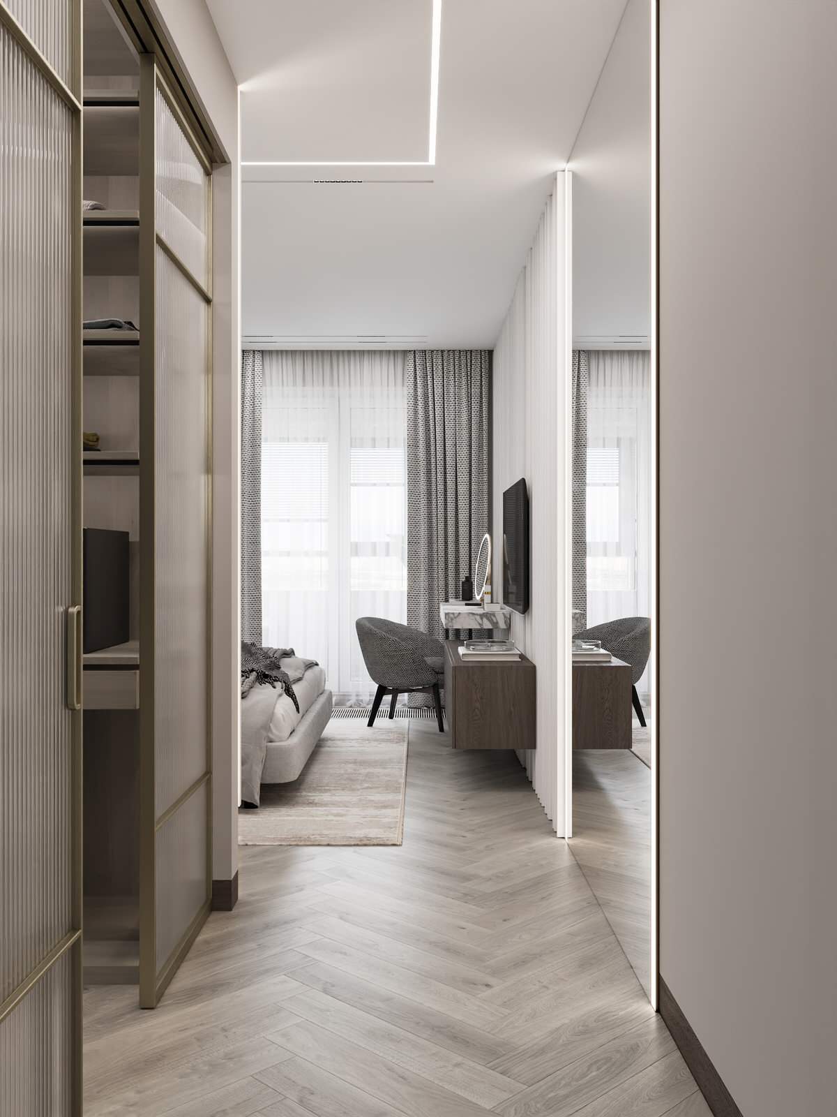 Дизайн трёхкомнатной квартиры на Смоленской улице | Санкт-Петербург | Россия |