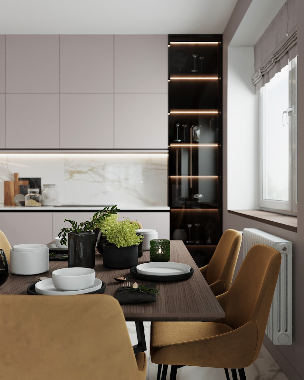 Нежный интерьер, западающий в душу