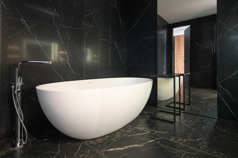 Обложка проекта: Пентхаус (современный) - ванная 1