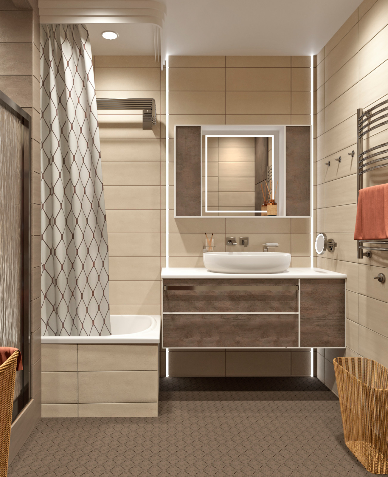 Теплая ванна 4 метра