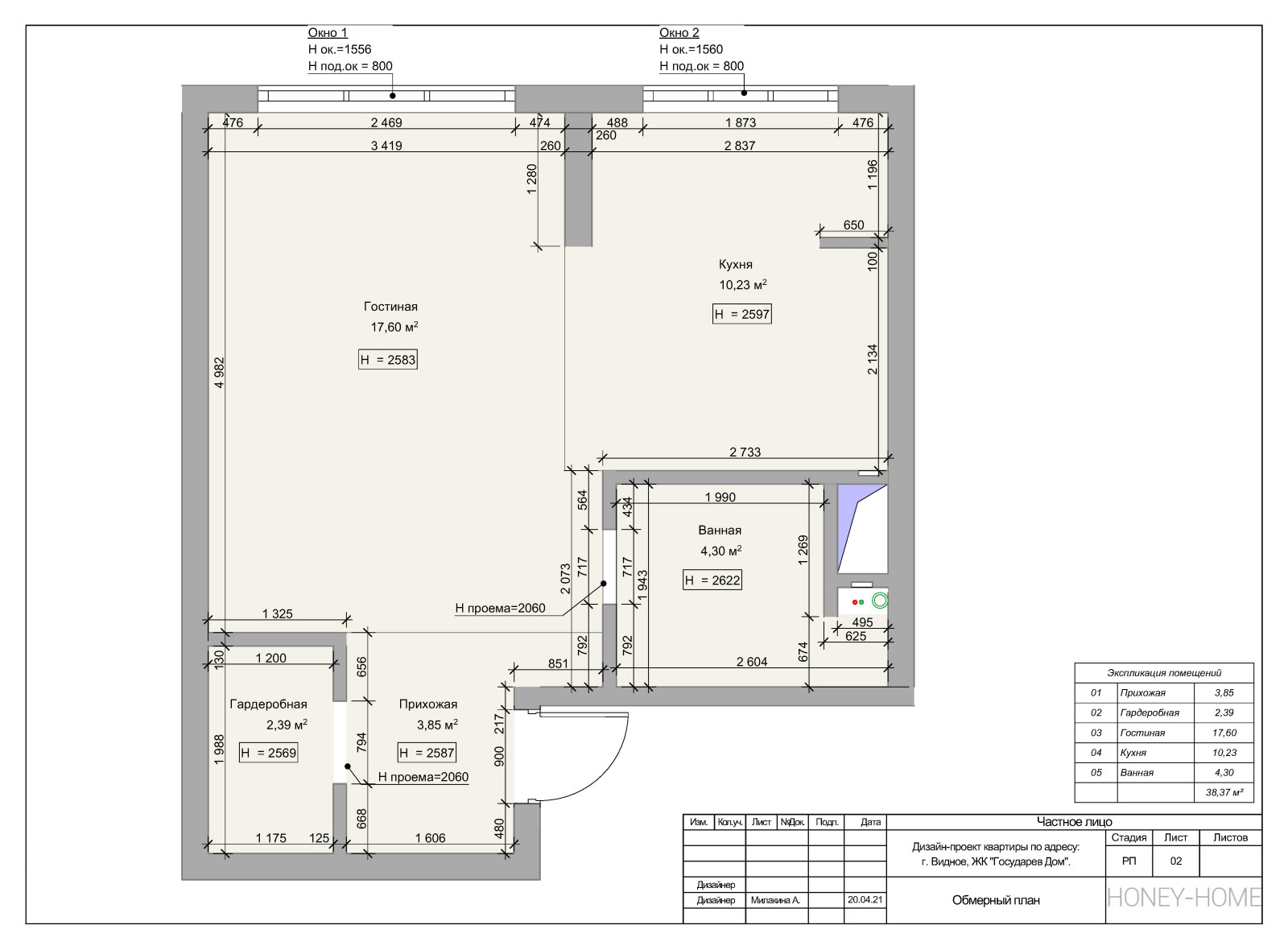 Небольшая квартира под сдачу. Видное.
