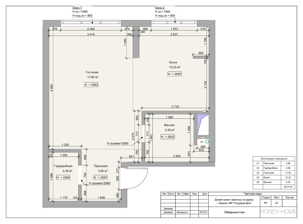 Небольшая квартира под сдачу. Видное.