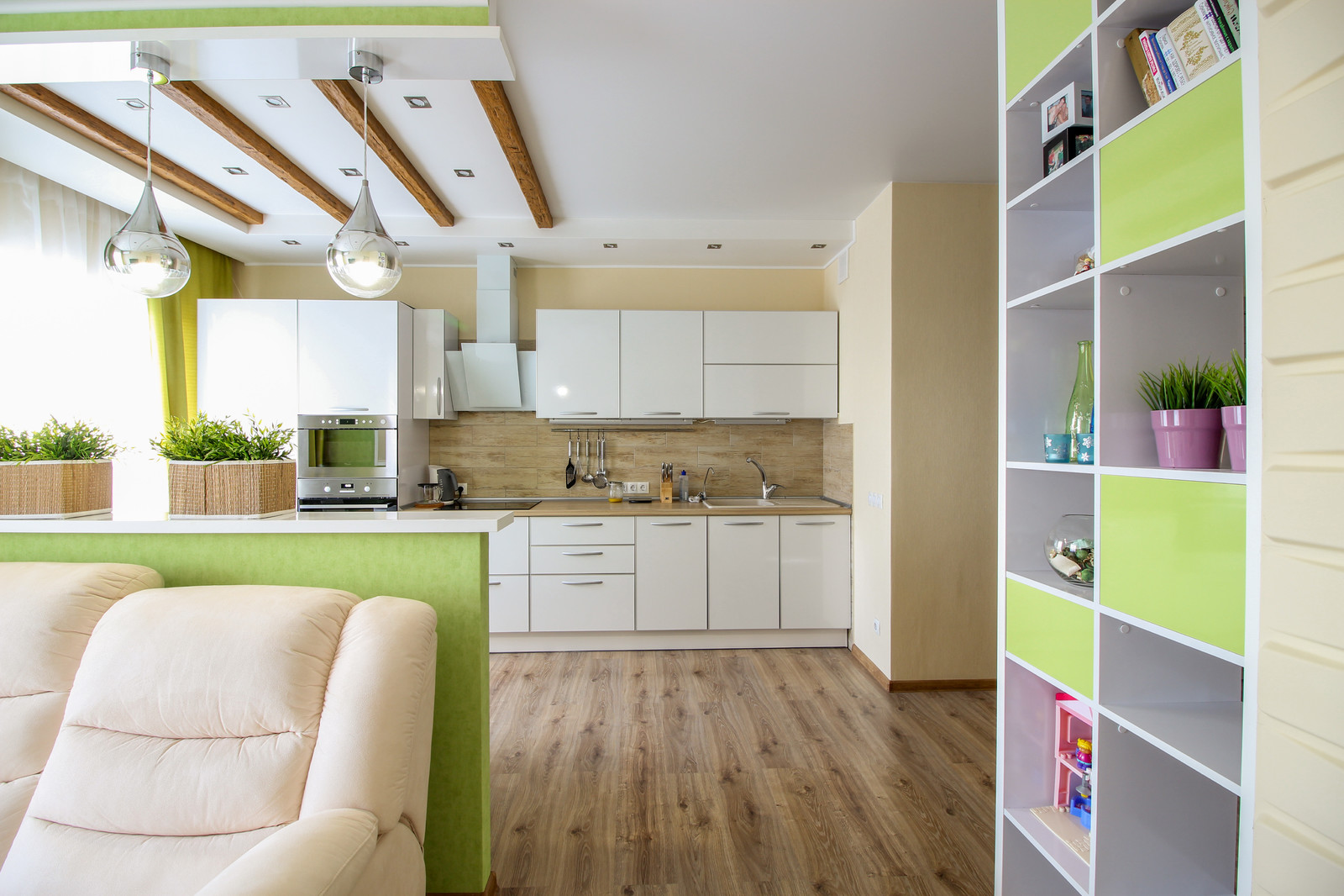 2016г. Реализация. Интерьер квартры 80 м2 в ЖК Оазис