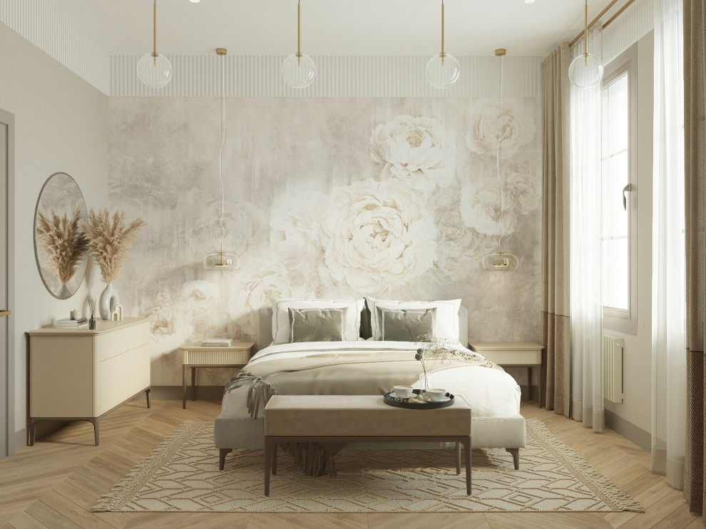 Обложка проекта: Спальня в загородном доме. Завидово. 250 м.кв.