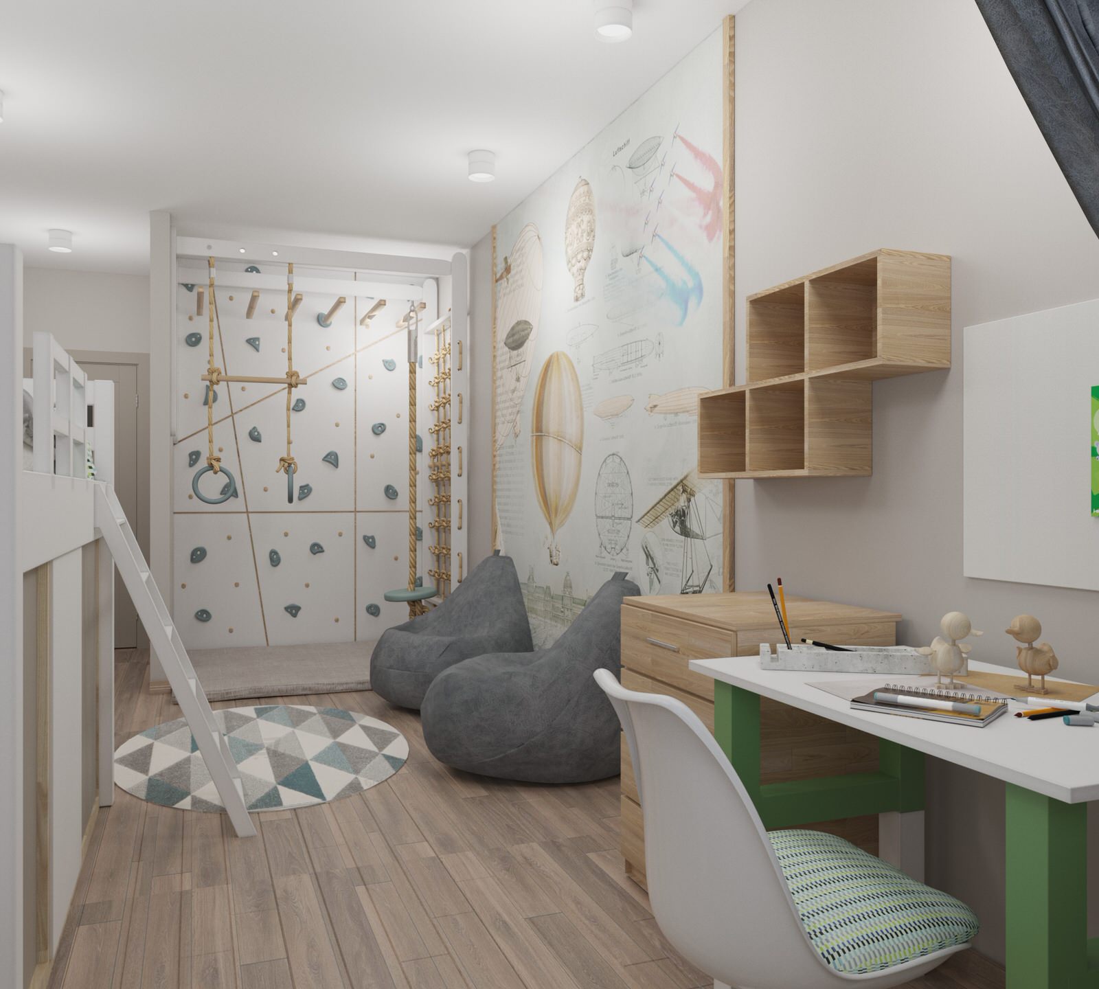 Квартира в современном стиле со скандинавским настроением