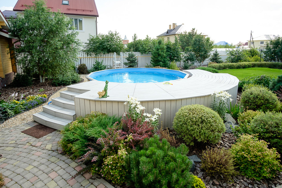 Сад с зеленой крышей