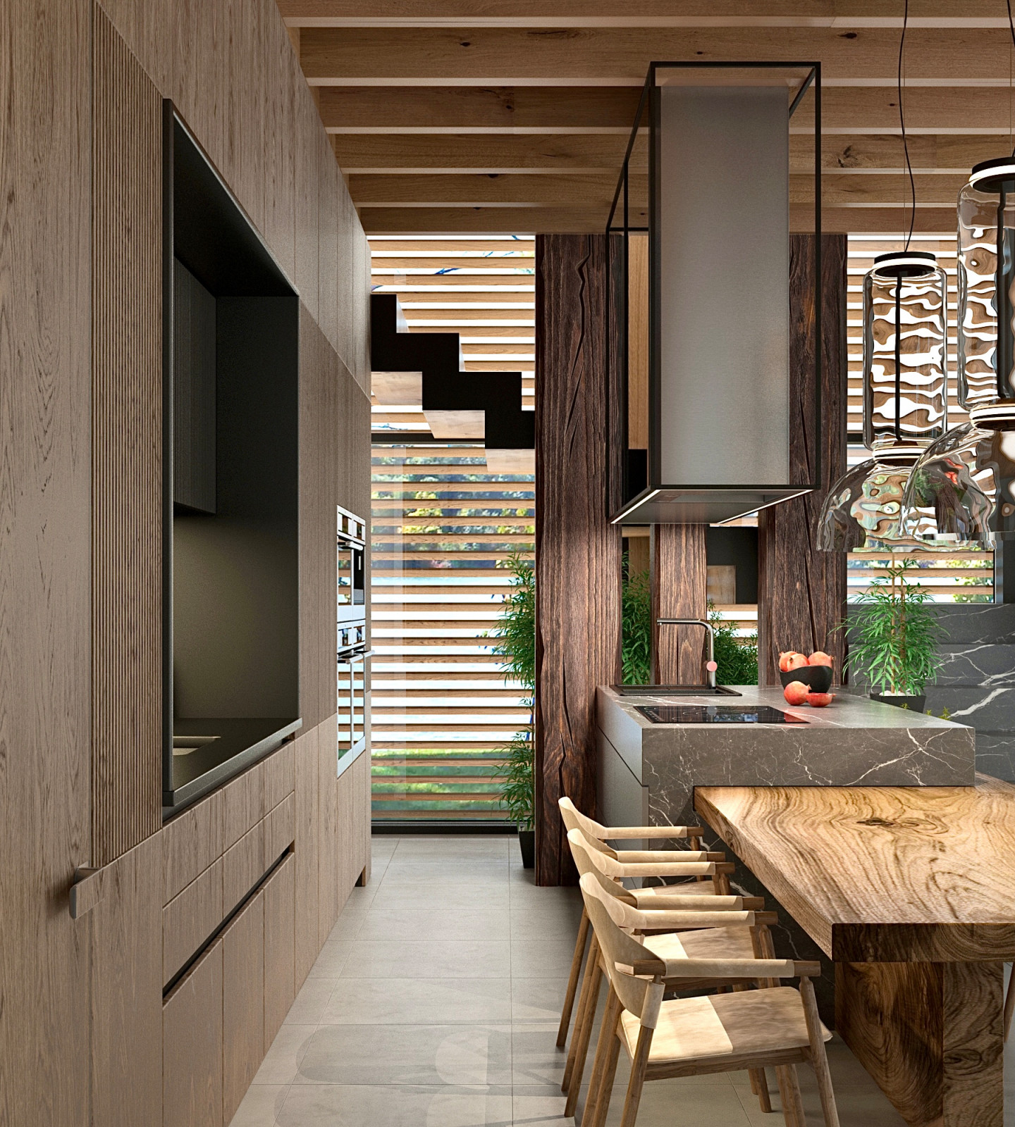 кухня из дизайн - проекта загородного дома