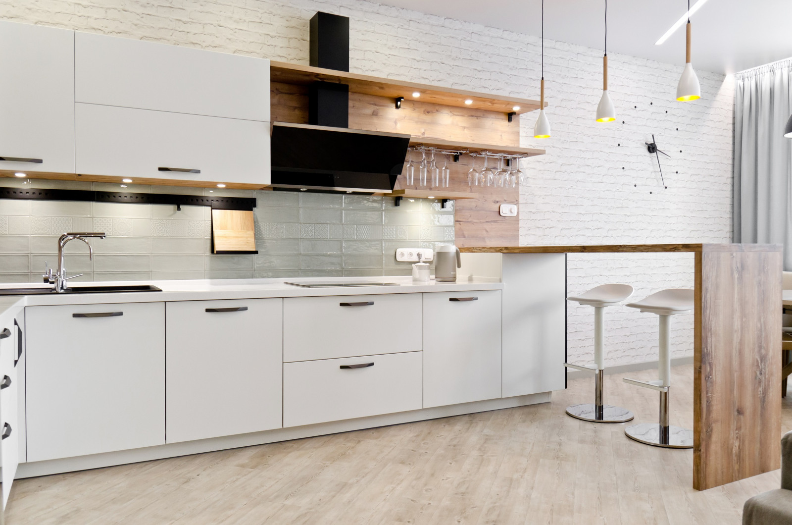 Лофт - светлый, комфортный.