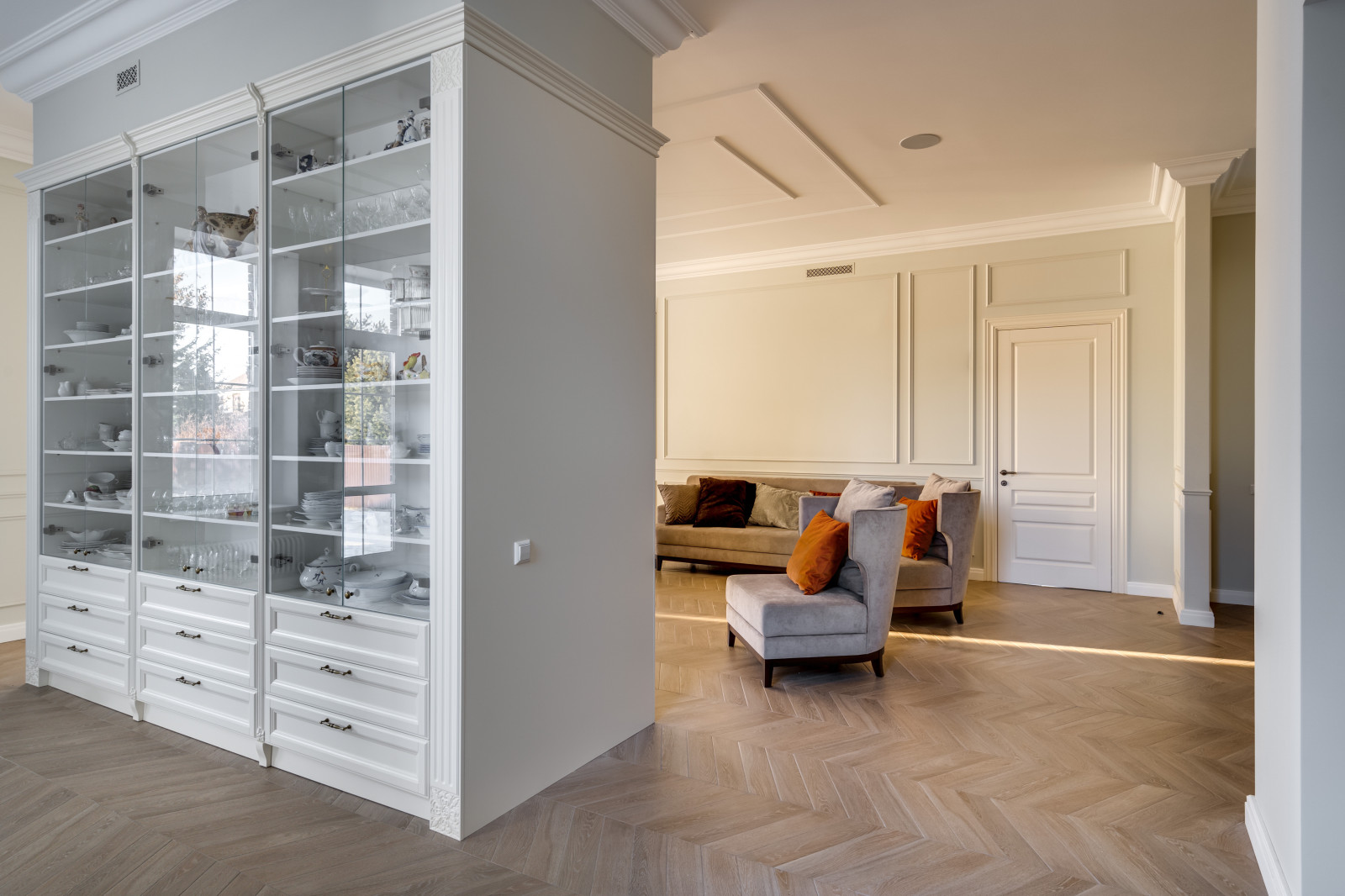 Кухня из массива березы.