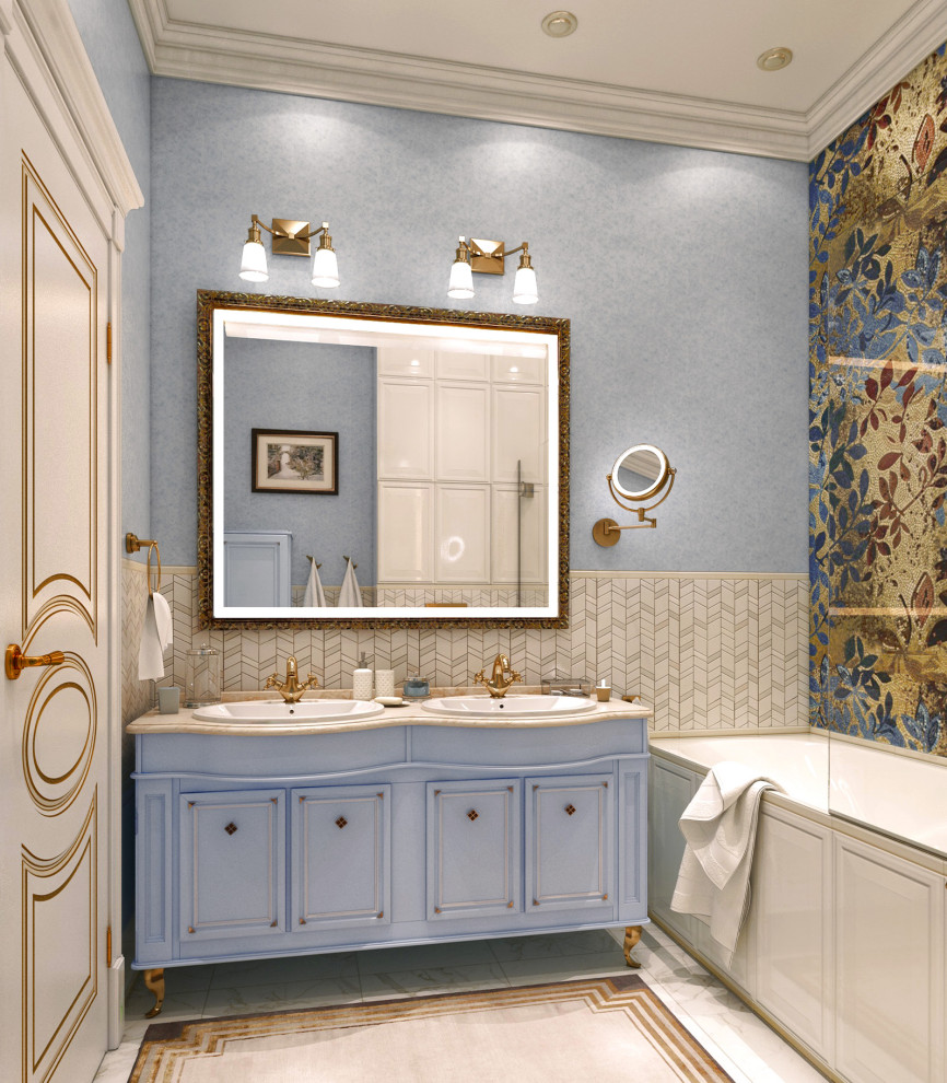 "Ванильное небо" - двухкомнатная квартира в Хамовниках