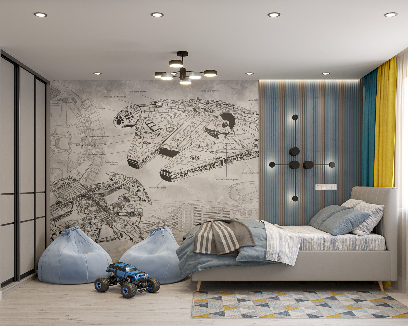 Обложка проекта: Дизайн проект детской