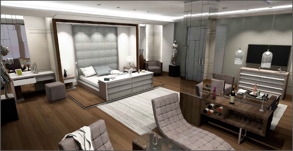 Комната для сна больших размеров