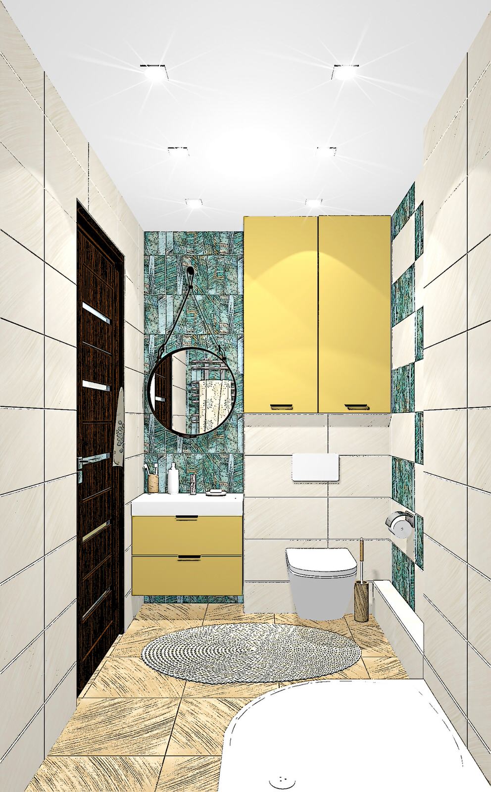 Обложка проекта: проект "ЛЁЛЯ" ванная комната