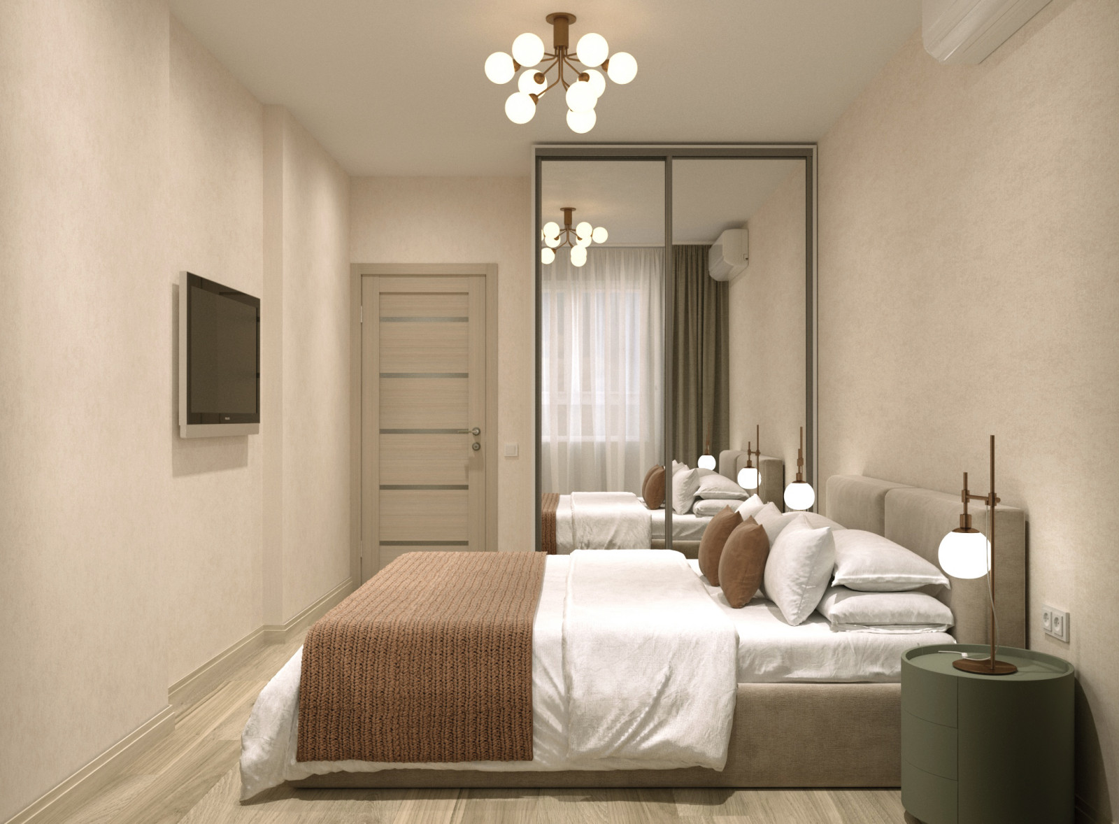 Типовой проект №2 бюджетного ремонта от застройщика.