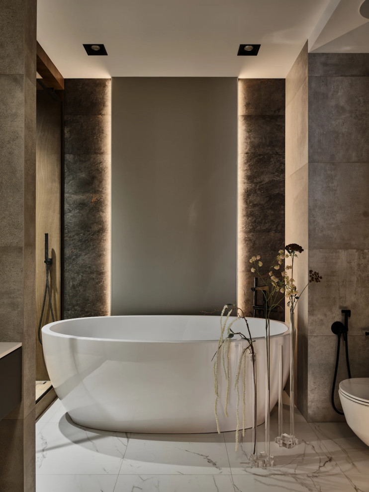 Дизайн проект ванной "ЖК Две эпохи"