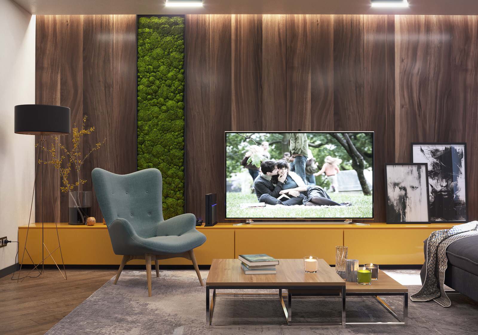 Дизайн проект 2-х комнатной  квартиры