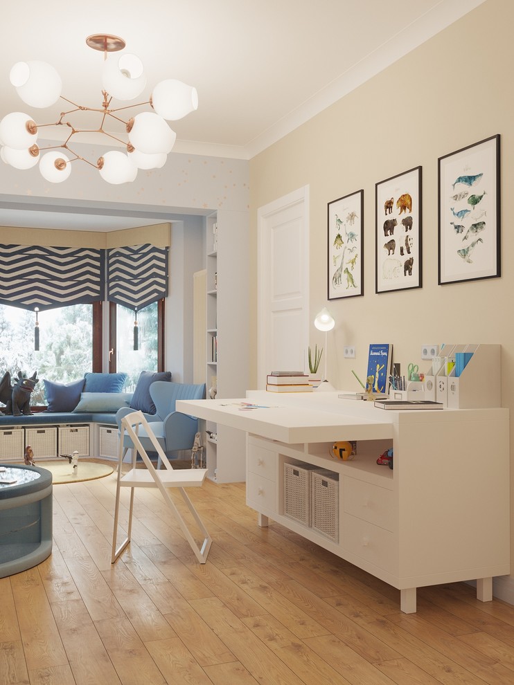 Рабочая зона комнаты мальчиков