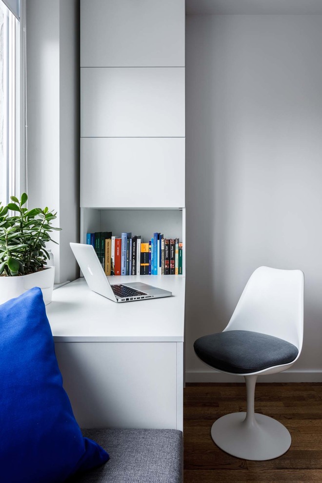 Светлая «скандинавская» студия 32 м² в Москве